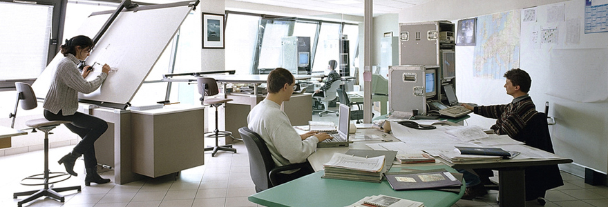 Travaux d'aménagement de bureaux